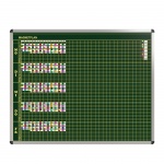 Klassen-Plantafel, 12 Stunden Mo-Fr, für 35 Klassen, 123x157 cm, 